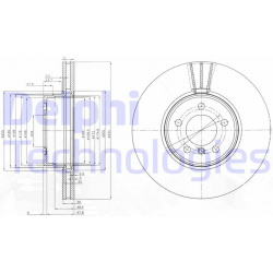 stabdžių diskas (1vnt)
DELPHI BG9008C, Nenur
