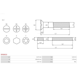 remonto komplektas, kintamosios srovės generatorius Brand new AS-PL
                                SRS6010, AS-PL, SRS6010,