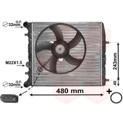 radiatorius, variklio aušinimas *** IR PLUS ***
                                VAN WEZEL                                760