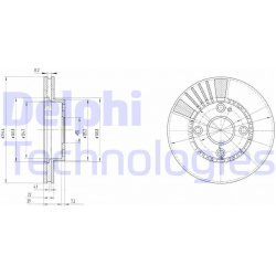 stabdžių diskas (1vnt)
DELPHI BG3508, Nenuro