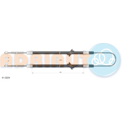 trosas, stovėjimo stabdys
                                ADRIAUTO                                41.0224, ADRIAUTO, 410224,