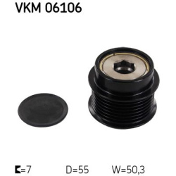 laisvos eigos sankaba, kint. sr. generatorius
                                SKF                                VKM 06106, S