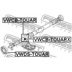 guolis, kardaninio veleno centrinis guolis
                                FEBEST                                VWCB-TOUARX,