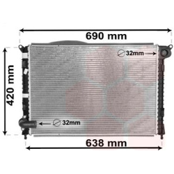 radiatorius, variklio aušinimas
                                VAN WEZEL                                                060