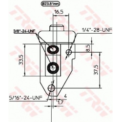 rato stabdžių cilindras
                                TRW                                BWK129, TRW, BWK129, auto detal�