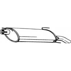 galinis duslintuvas
                                BOSAL                                                185-309, Nenurodytas
