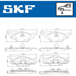 SKF                                                VKBP80158A, SKF, VKBP80158A, auto detalė
