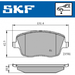 SKF                                                VKBP80517, SKF, VKBP80517, auto detalė