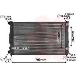 radiatorius, variklio aušinimas
                                VAN WEZEL                                                030