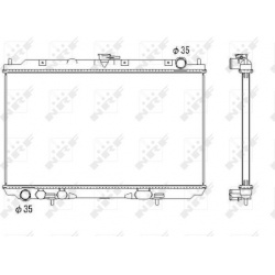 radiatorius, variklio aušinimas
                                NRF                                                53438, NR