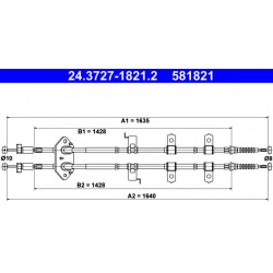trosas, stovėjimo stabdys
                                ATE                                                24.3727-1821.2,