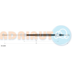 trosas, stovėjimo stabdys
                                ADRIAUTO                                                55.0288, A