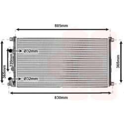 radiatorius, variklio aušinimas
                                VAN WEZEL                                                430