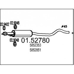 vidurinis duslintuvas
                                MTS                                                01.52780, Nenurodyta