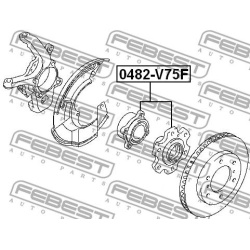 rato stebulė
                                FEBEST                                0482-V75F, Nenurodytas gamintojas, 0482-V