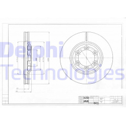 stabdžių diskas (1vnt)
                                DELPHI                                                BG4175, Nenuro
