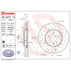 Stabdžių diskas XTRA LINE - Xtra
                                BREMBO                                                09.C