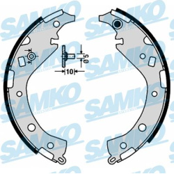 stabdžių trinkelių komplektas
                                SAMKO                                                89170, 