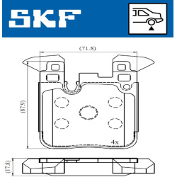 SKF                                                VKBP90554, SKF, VKBP90554, auto detalė
