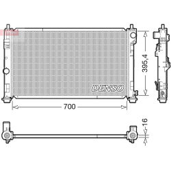 radiatorius, variklio aušinimas
                                DENSO                                                DRM0603