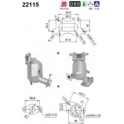katalizatoriaus keitiklis
AS 22115, AS, 22115,