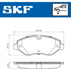 SKF                                                VKBP80633E, SKF, VKBP80633E, auto detalė