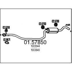 vidurinis duslintuvas
MTS 01.57850, Nenurodytas gamintojas, 01