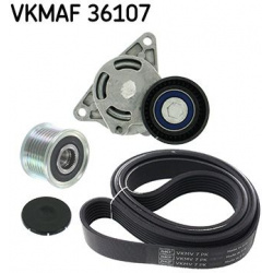 V formos rumbuotas diržas, komplektas
                                SKF                                VKMAF36107, SKF, VK