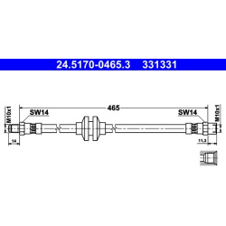 stabdžių žarnelė
                                ATE                                                24.5170-0465.3, ATE, 