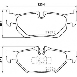stabdžių trinkelių rinkinys, diskinis stabdys PRIME LINE
                                BREMBO                           