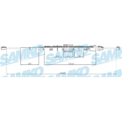 trosas, stovėjimo stabdys
                                SAMKO                                                C0716B, SAMKO