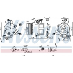 kompresorius, oro kondicionierius ** FIRST FIT **
NISSENS