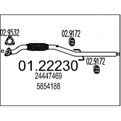 išleidimo kolektorius
                                MTS                                                01.22230, Nenurodyt