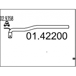 išleidimo kolektorius
                                MTS                                                01.42200, Nenurodyt