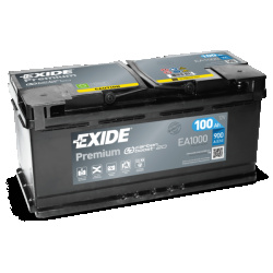 starterio akumuliatorius PREMIUM ***
                                EXIDE                                EA1000, EXIDE, EA10