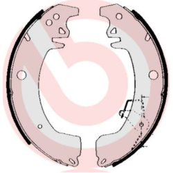 stabdžių trinkelių komplektas ESSENTIAL LINE
                                BREMBO                                       