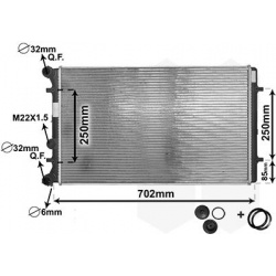 radiatorius, variklio aušinimas *** IR PLUS ***
                                VAN WEZEL                                   