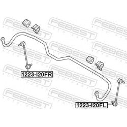 stabilizatoriaus traukė
                                FEBEST                                1223-I20FL, Nenurodytas gamint