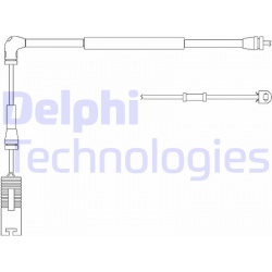 įspėjimo kontaktas, stabdžių trinkelių susidėvėjimas
                                DELPHI                           