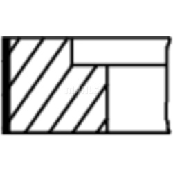 stūmoklio žiedų komplektas
                                MAHLE                                                009 32 N0,