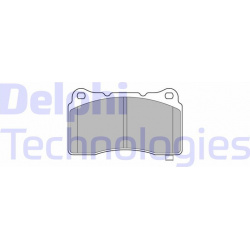 stabdžių trinkelių rinkinys, diskinis stabdys
                                DELPHI                                      