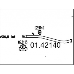 išleidimo kolektorius
MTS 01.42140, Nenurodyt
