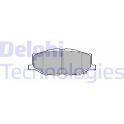 stabdžių trinkelių rinkinys, diskinis stabdys
DELPHI