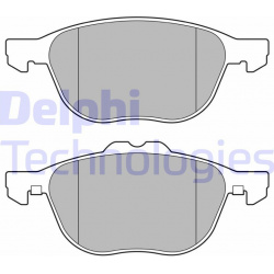 stabdžių trinkelių rinkinys, diskinis stabdys
                                DELPHI                                      