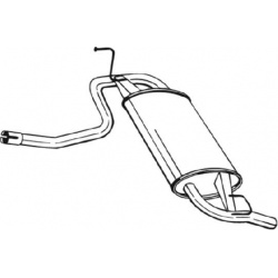 galinis duslintuvas
                                BOSAL                                                219-133, Nenurodytas