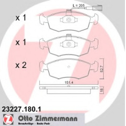 ZIMMERMANN 23227.180.1, Nenurodytas gamintojas, 232271801, auto detalė