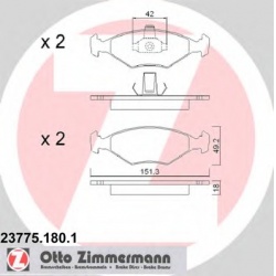 ZIMMERMANN                                                23775.180.1, Nenurodytas gamintojas, 237751801, auto detalė