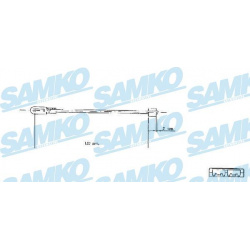 trosas, stovėjimo stabdys
                                SAMKO                                                C0578B, SAMKO