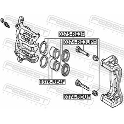 remonto komplektas, stabdžių apkaba
FEBEST 0375-RE3F, Nenuro