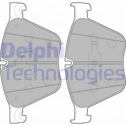 stabdžių trinkelių rinkinys, diskinis stabdys
                                DELPHI                                      